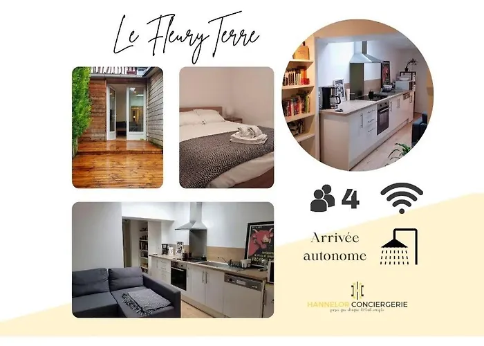 Apartament Le Fleuryterre - Grand 2 Pieces Avec Terrasse Deville-les-Rouen